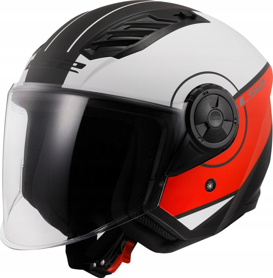 MOTORCYCLE HELMET LS2 OF616 AIRFLOW II COVER BROWN Open Jet S