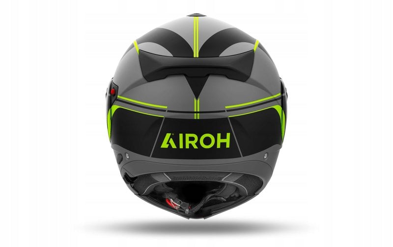 MOTORCYCLE HELMET MODULAR JAW AIROH SPECKTRE LEAF YELLOW MATT GREY L Manufacturer Airoh