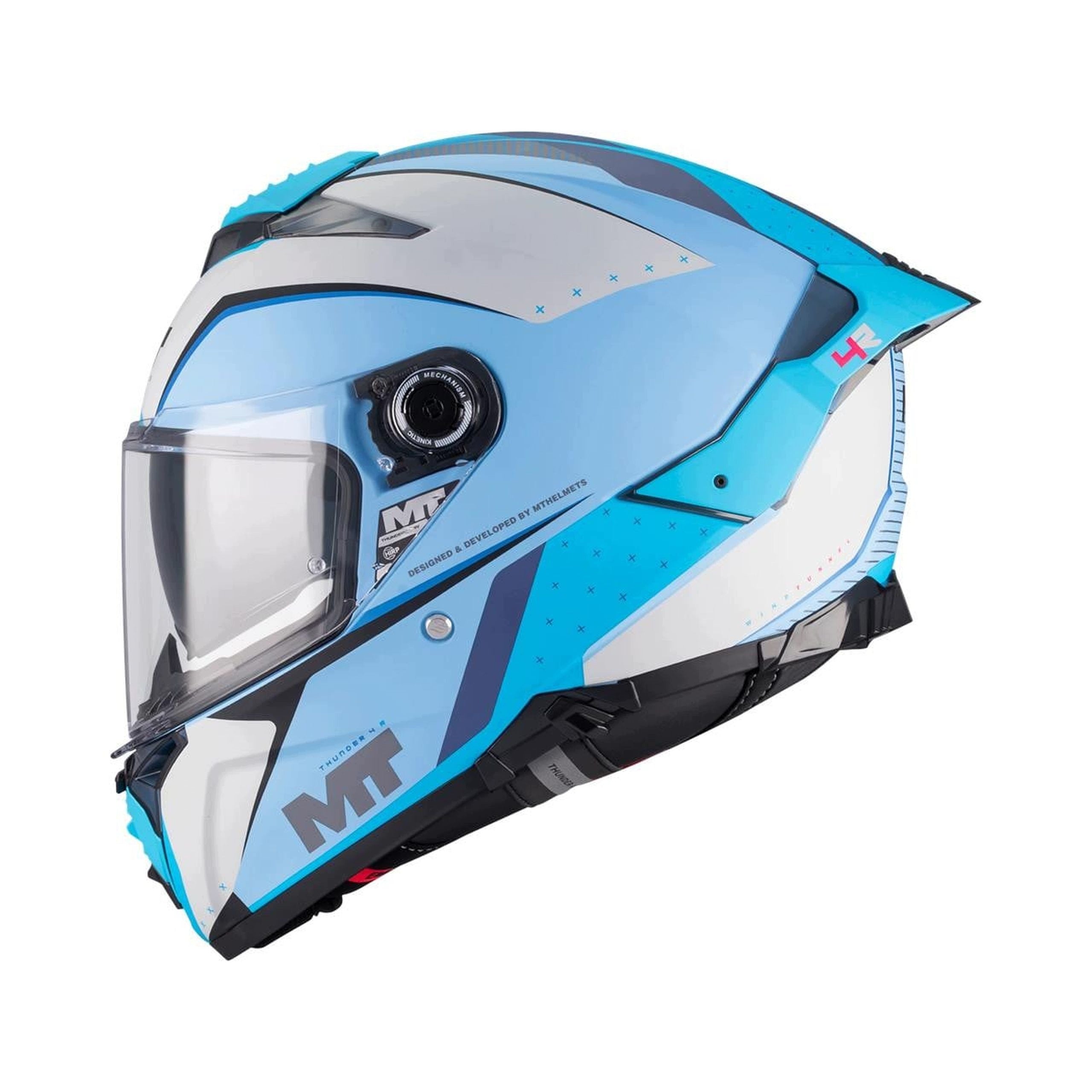 MOTORCYCLE HELMET MT THUNDER 4 R SV WITH PINLOCK BLEND SPOILER Packaging status original