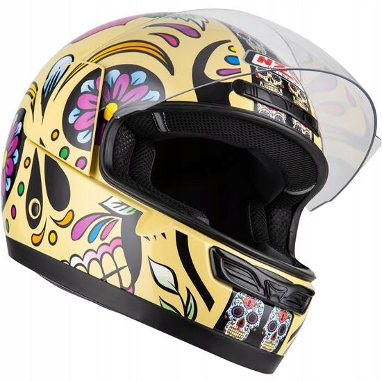 MOTORCYCLE HELMET NZI ACTIVY 3 MEXICAN SIZE XS 54cm MULTICOLOR WOMEN'S Size XXS