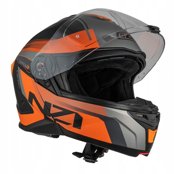 MOTORCYCLE HELMET NZI COMBI 3 DUO DAILY BLACK ORANGE ANTRACITE MATT M Manufacturer NZI