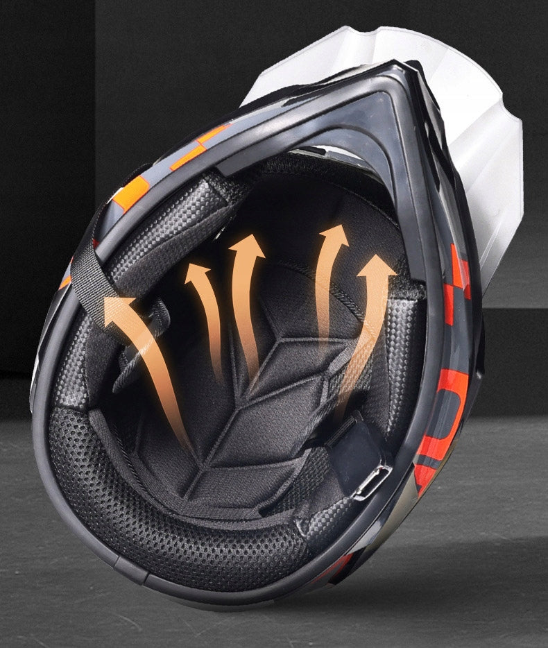 MOTORCYCLE HELMET OFF-ROAD ENDURO MOTOCROSS GLOVES GOGGLES MASK S-XL Manufacturer no brand