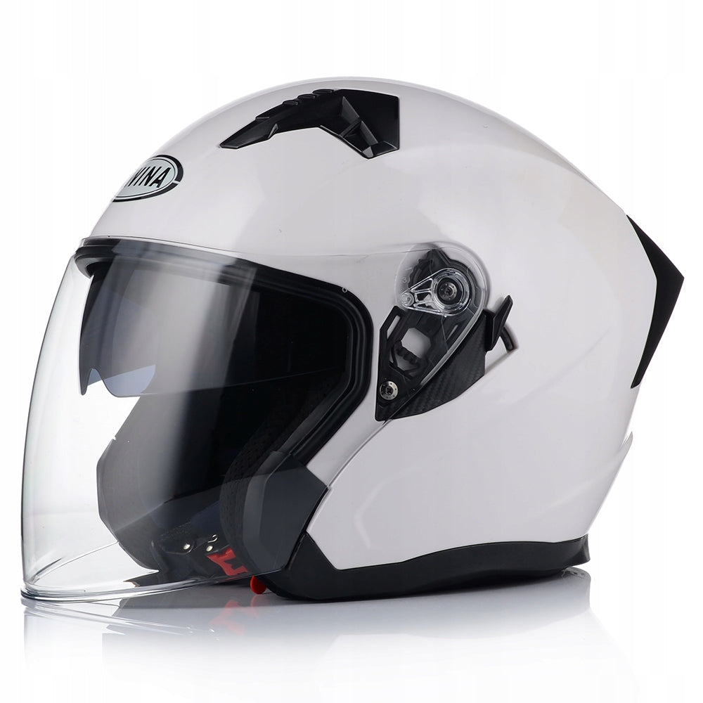 MOTORCYCLE HELMET OPEN AWINA JK528 WHITE L