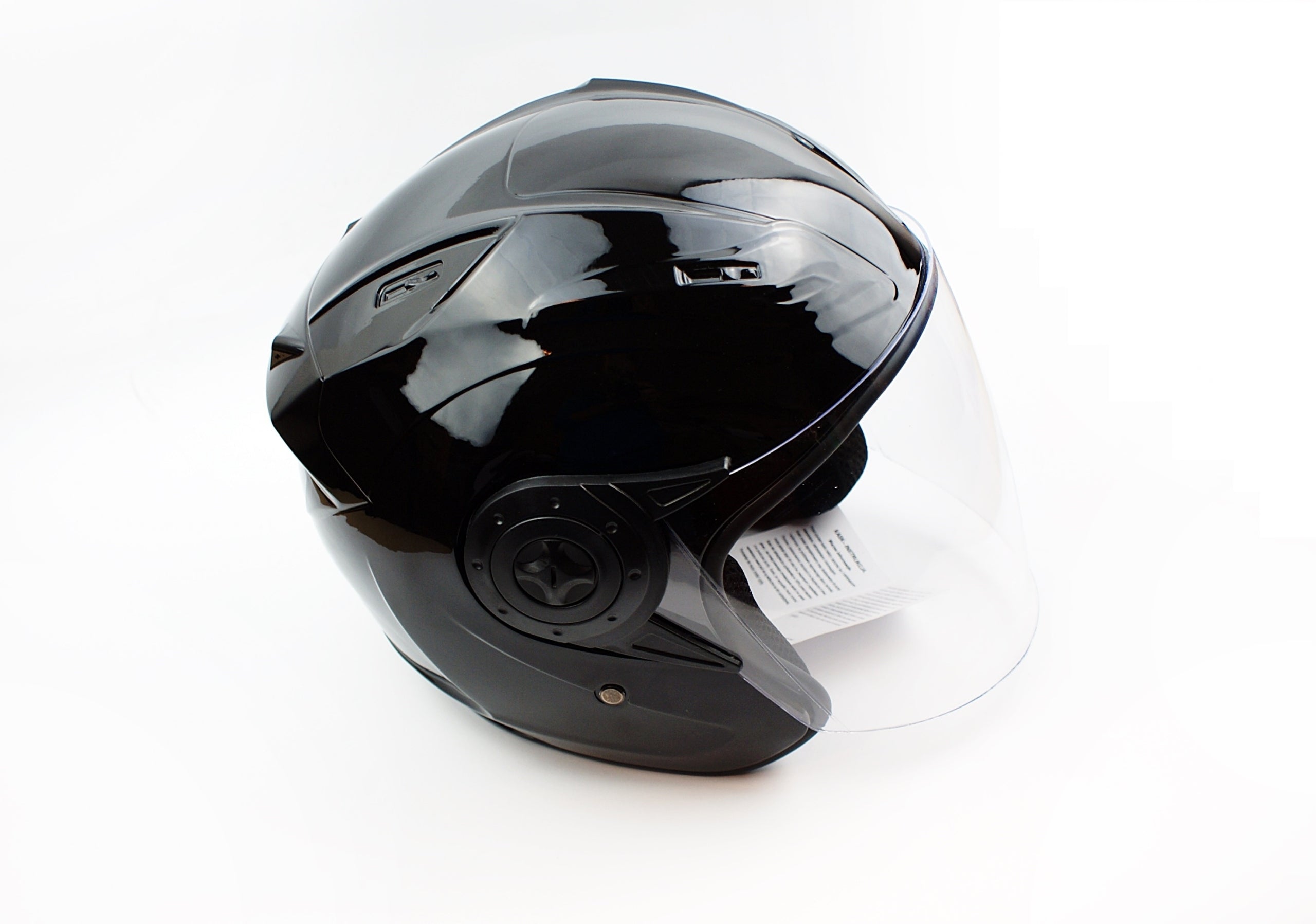 MOTORCYCLE HELMET OPEN GLOSS SCOOTER CHOPPER L