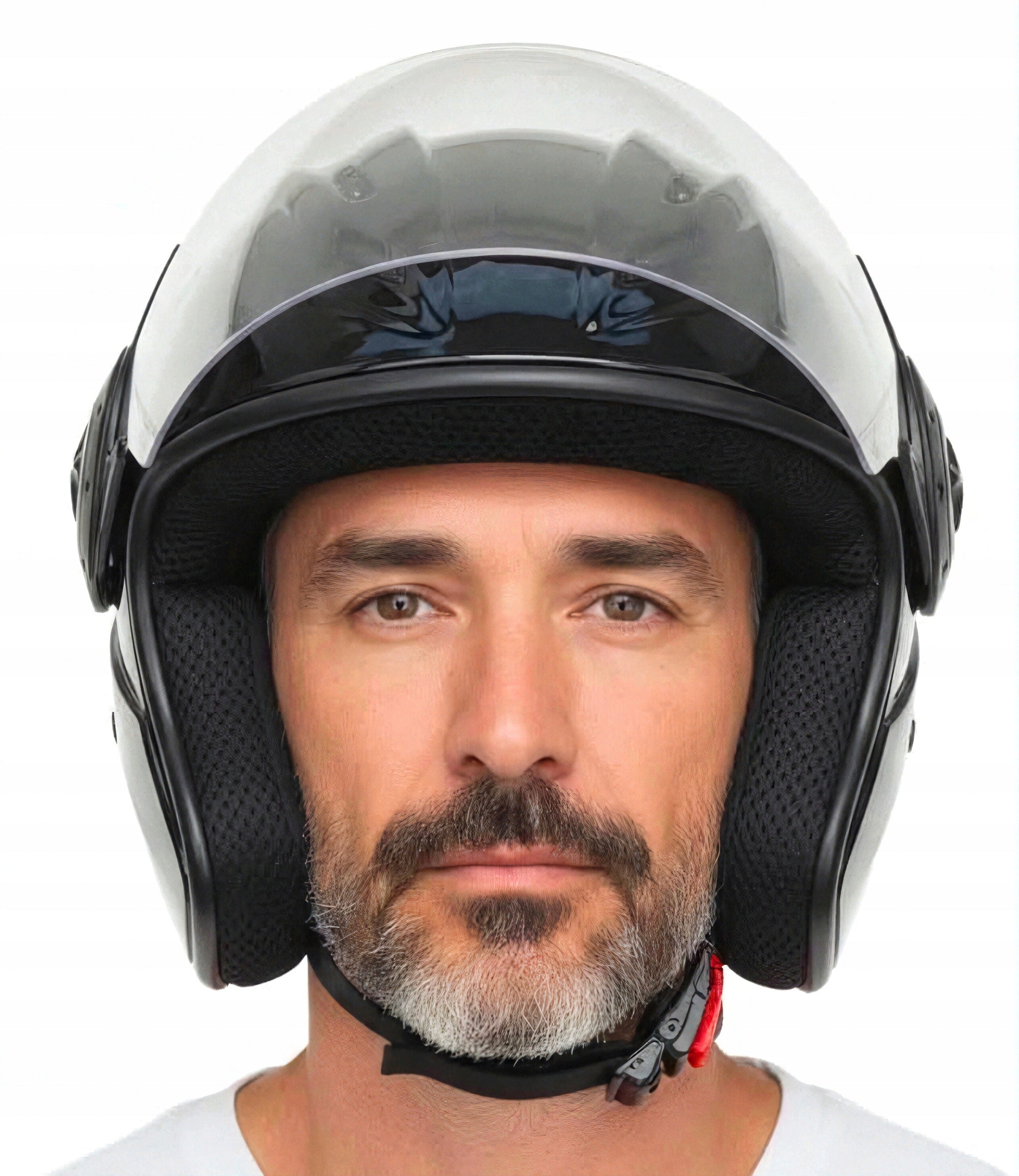 MOTORCYCLE HELMET OPEN GLOSS SCOOTER CHOPPER M 57-58 cm Packaging status original