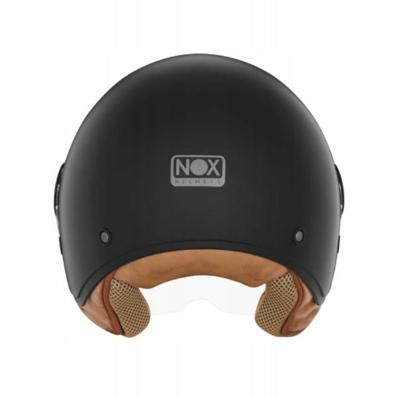 MOTORCYCLE HELMET OPEN JET NOX N210 EVO BLACK MAT XL Size XL