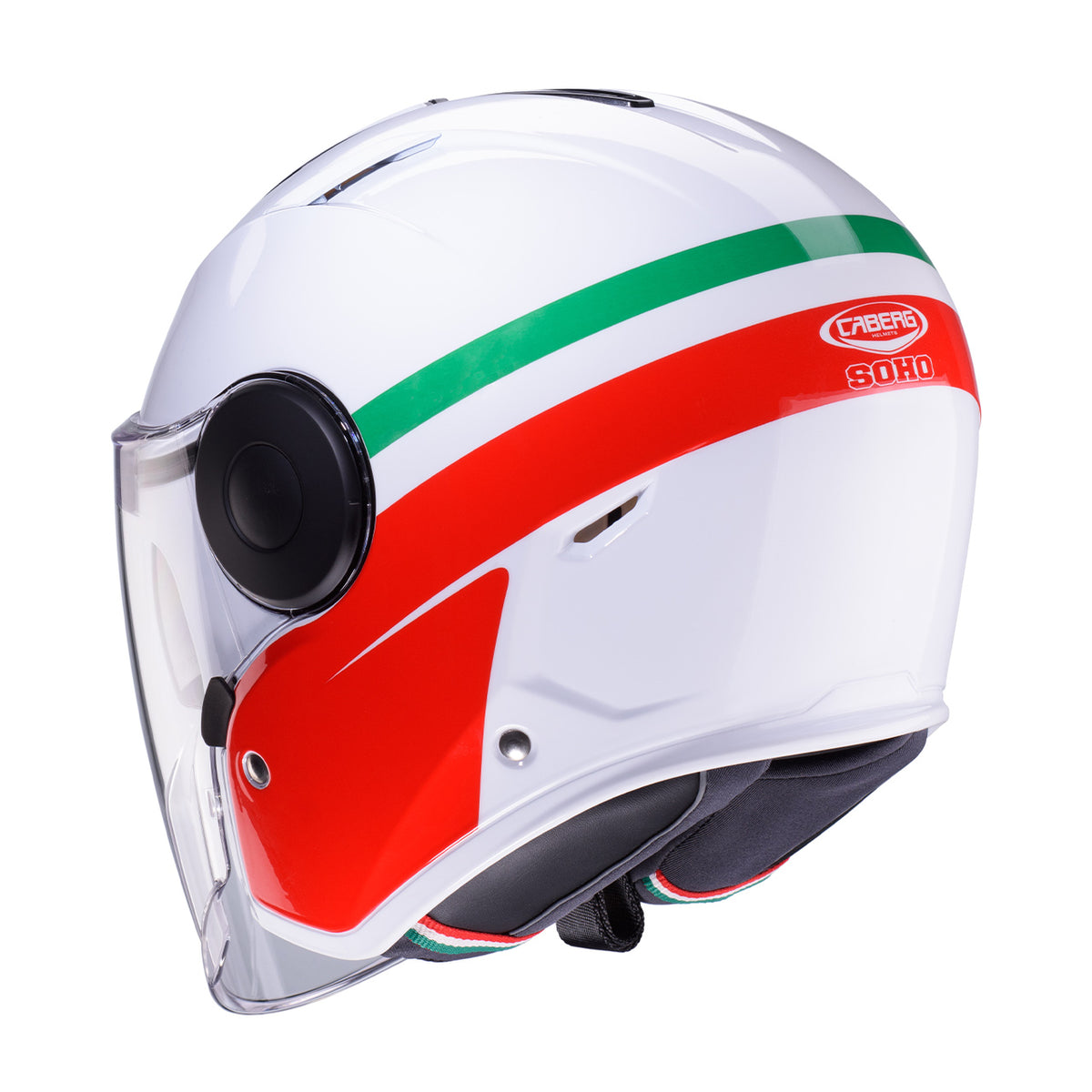 MOTORCYCLE HELMET OPEN JET WITH BLEND CABERG SOHO ZEPHYR r M Size M
