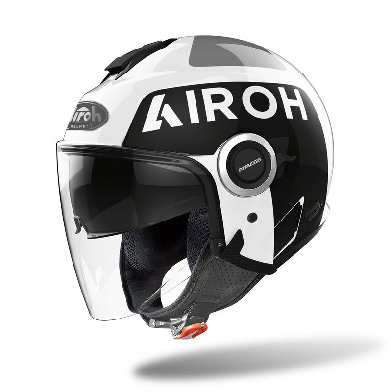 MOTORCYCLE HELMET OPEN JETT AIROH HELIOS UP WHITE FOR GIFT