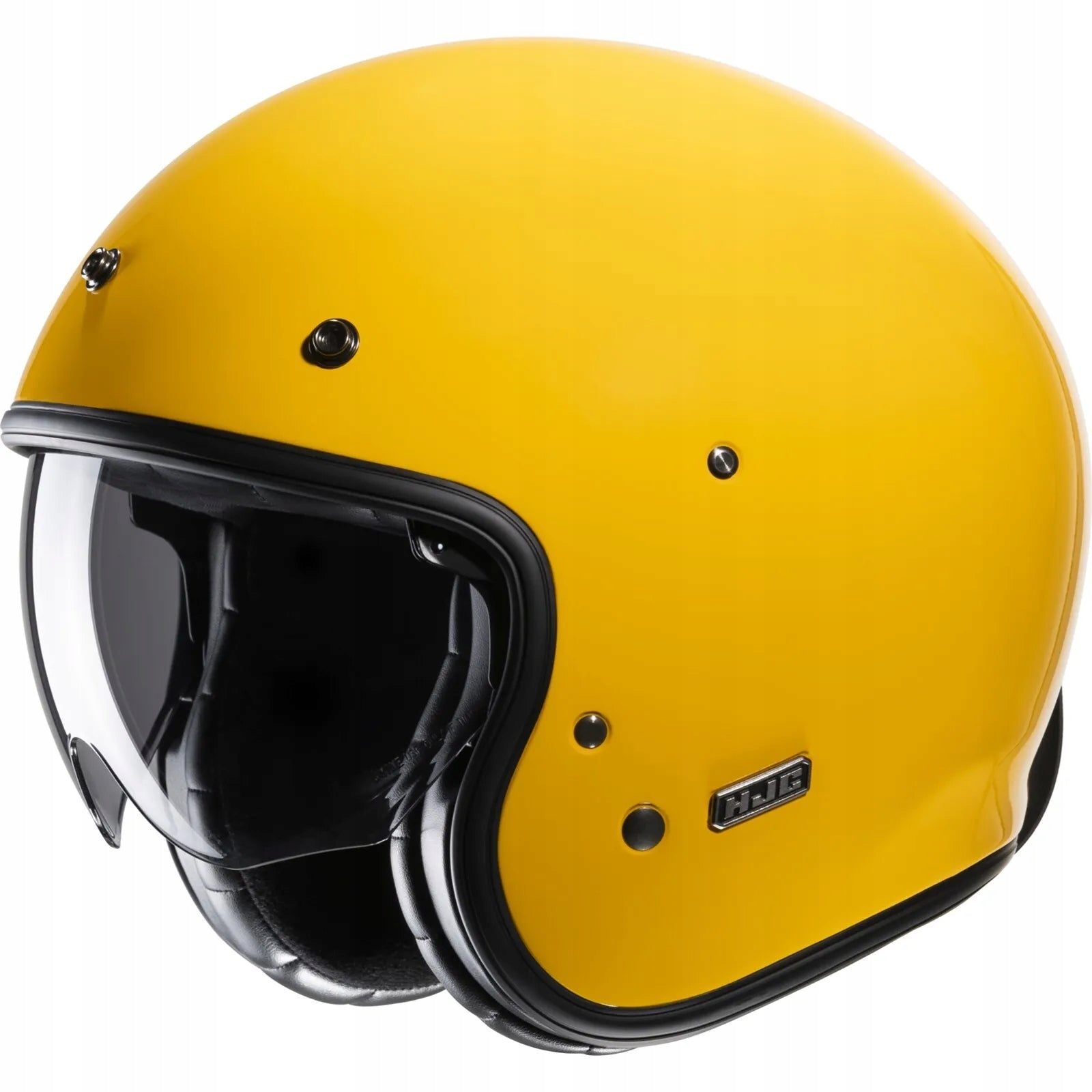 MOTORCYCLE HELMET OPEN JETT HJC V31 DEEP YELLOW