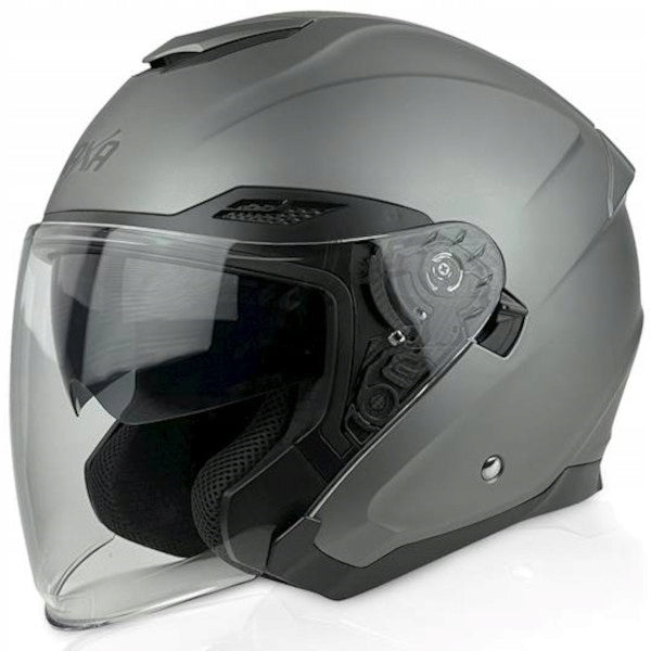 MOTORCYCLE HELMET OPEN NAXA S30 r.XXL + BLENDA glass scooter titanium grey Manufacturer Naxa