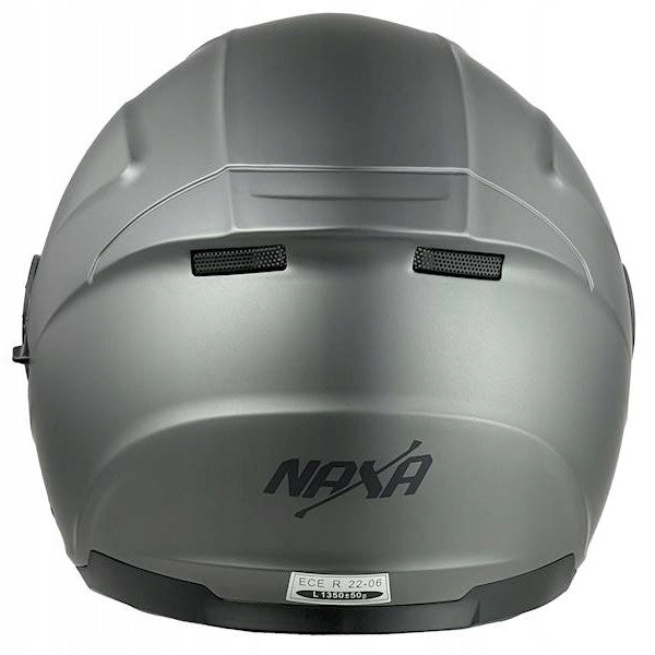 MOTORCYCLE HELMET OPEN NAXA S30 r.XXL + BLENDA glass scooter titanium grey Size XXL