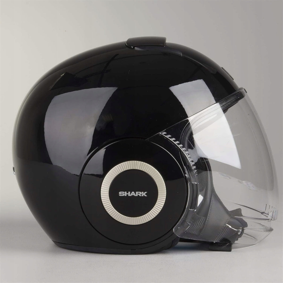 MOTORCYCLE HELMET OPEN SHARK NANO BLANK BLACK XS (53-54 cm) Visor Features enhanced scratch resistance