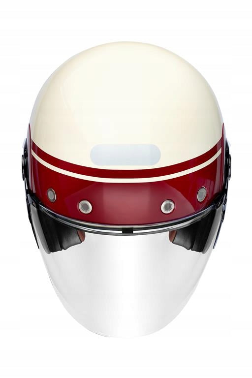 MOTORCYCLE HELMET OPEN SMK RETRO JET GL130 GLOSS WHITE M 57-58cm Packaging status original