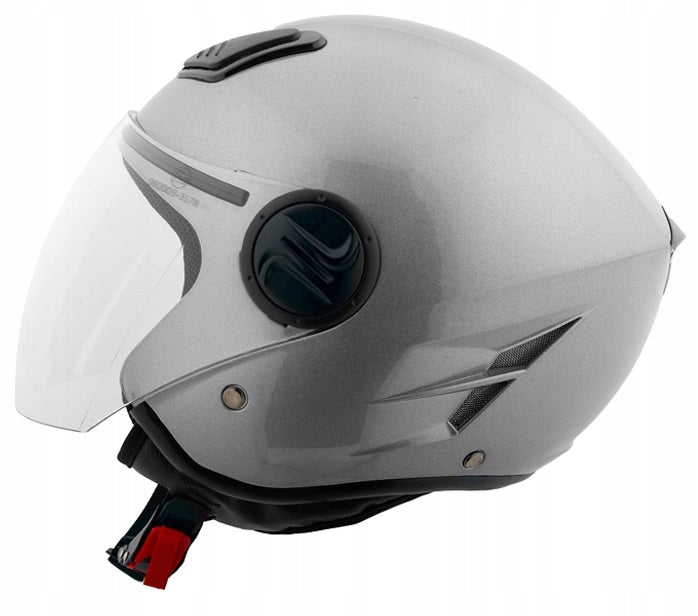 MOTORCYCLE HELMET OPEN TO SCOOTER MOPED SILVER M HOMOLOGATION Manufacturer's catalog number MCGKA20227