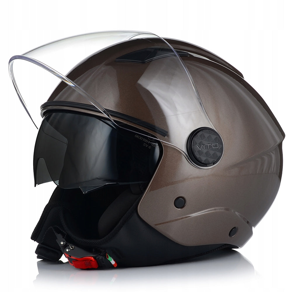 MOTORCYCLE HELMET OPEN | VITO SARENTA | CHOPPER ECE 22/06 SCOOTER + BLENDA Packaging status original