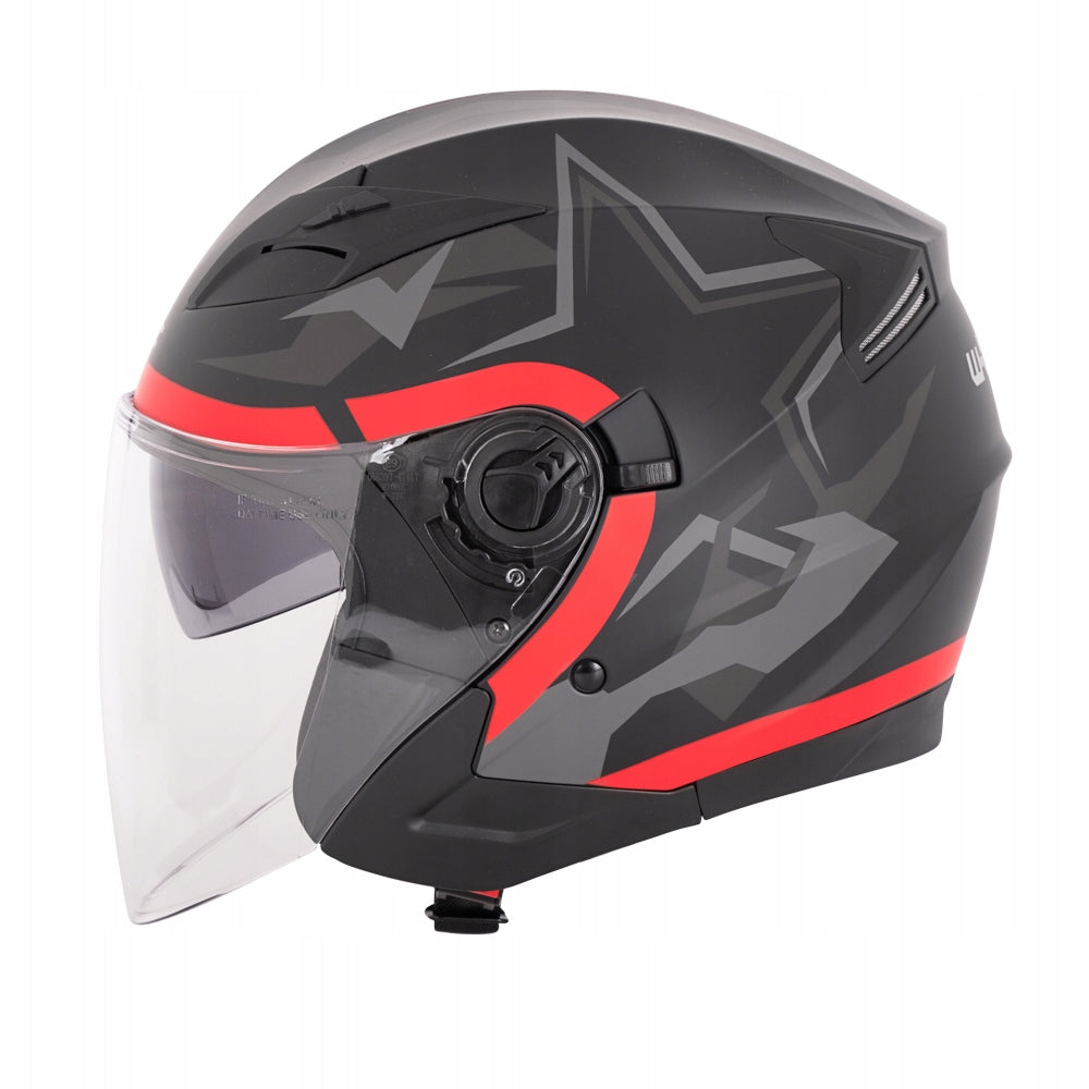 MOTORCYCLE HELMET OPEN W-TEC Barcel Vermella SCOOTER BLENDA JET r. XXL Size XXL
