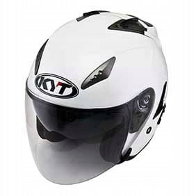 MOTORCYCLE HELMET OPEN WITH BLEND KYT HELLCAT L 59/60cm WHITE Manufacturer's catalog number YSNF0006.L