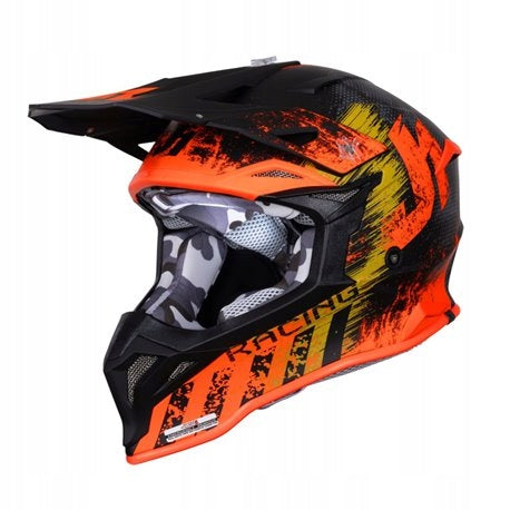 MOTORCYCLE HELMET ORANGE BLACK MATT XS 53-54CM KTM HOMOLOGATION