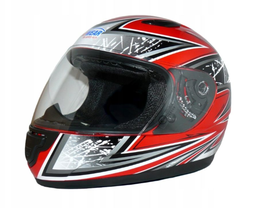 MOTORCYCLE HELMET PROTECTWEAR SA36Y YL 54CM BLACK-RED Ł826