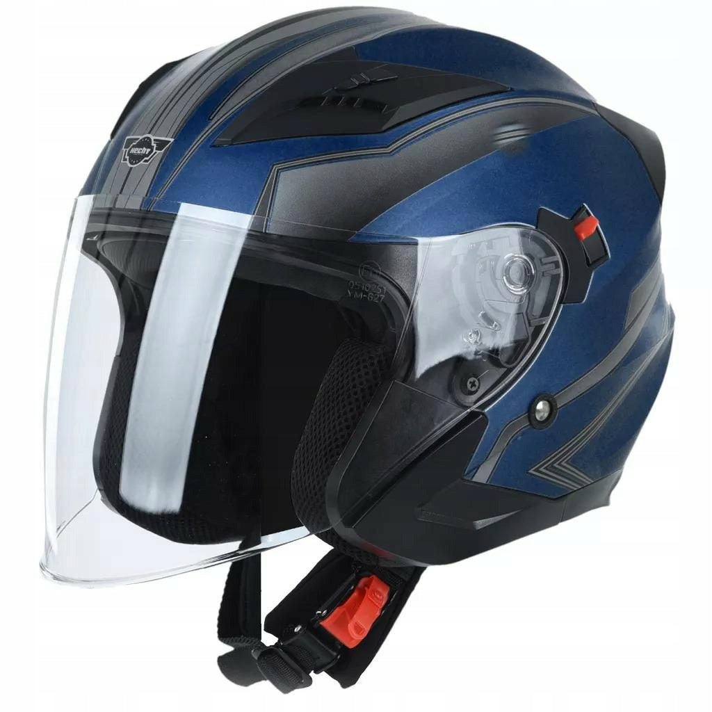 MOTORCYCLE HELMET SCOOTER QUAD ATV CROSS HOMOLOGATION HECHT 53627S SIZE S