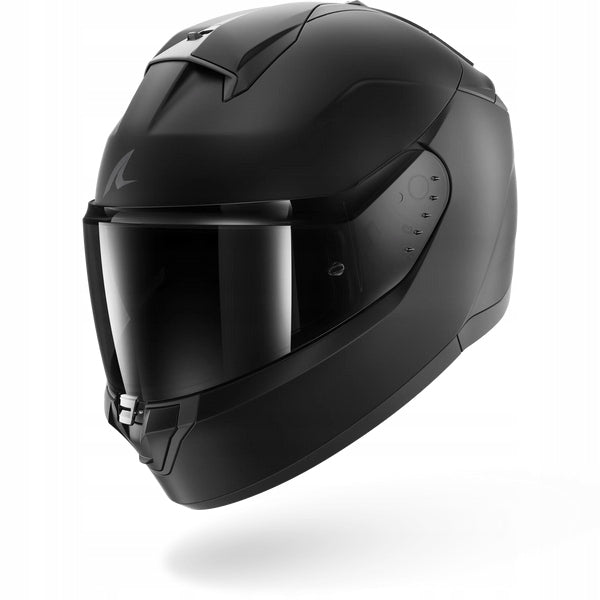 MOTORCYCLE HELMET SHARK RIDILL 2 BLANK BLACK MAT TRANSPARENT GLASS L