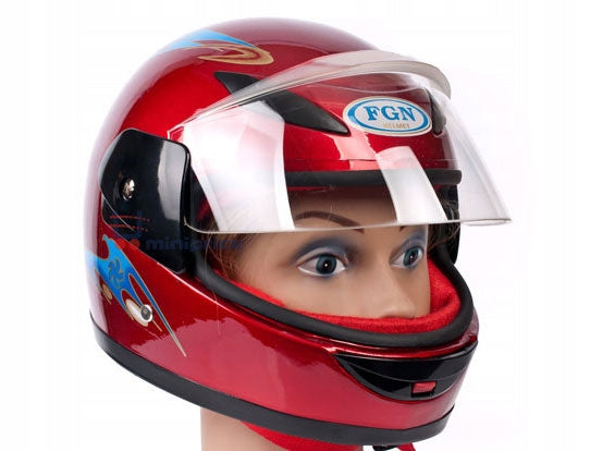 MOTORCYCLE HELMET SIZE S CHILDREN'S red for bike scooter elect quad Manufacturer's catalog number XTR501-910M