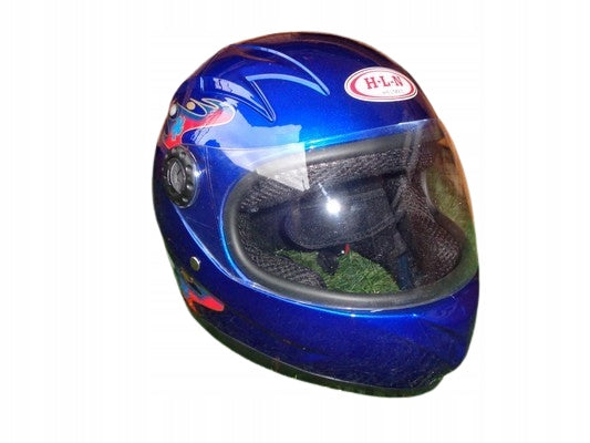 MOTORCYCLE HELMET SIZE S CHILDREN Size cm blue bicycle scooter e