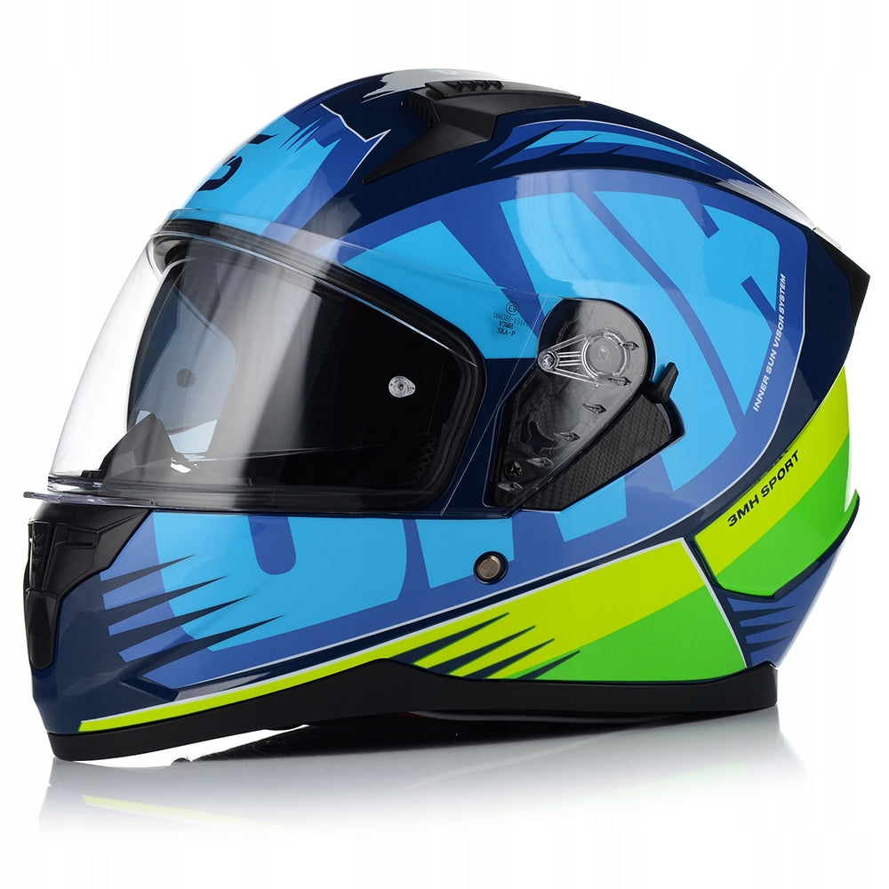 MOTORCYCLE HELMET SKA-P 3MHA FLUO GLOSS PINLOCK SYSTEM + BLEND ECER 22.06 Manufacturer SKA-P