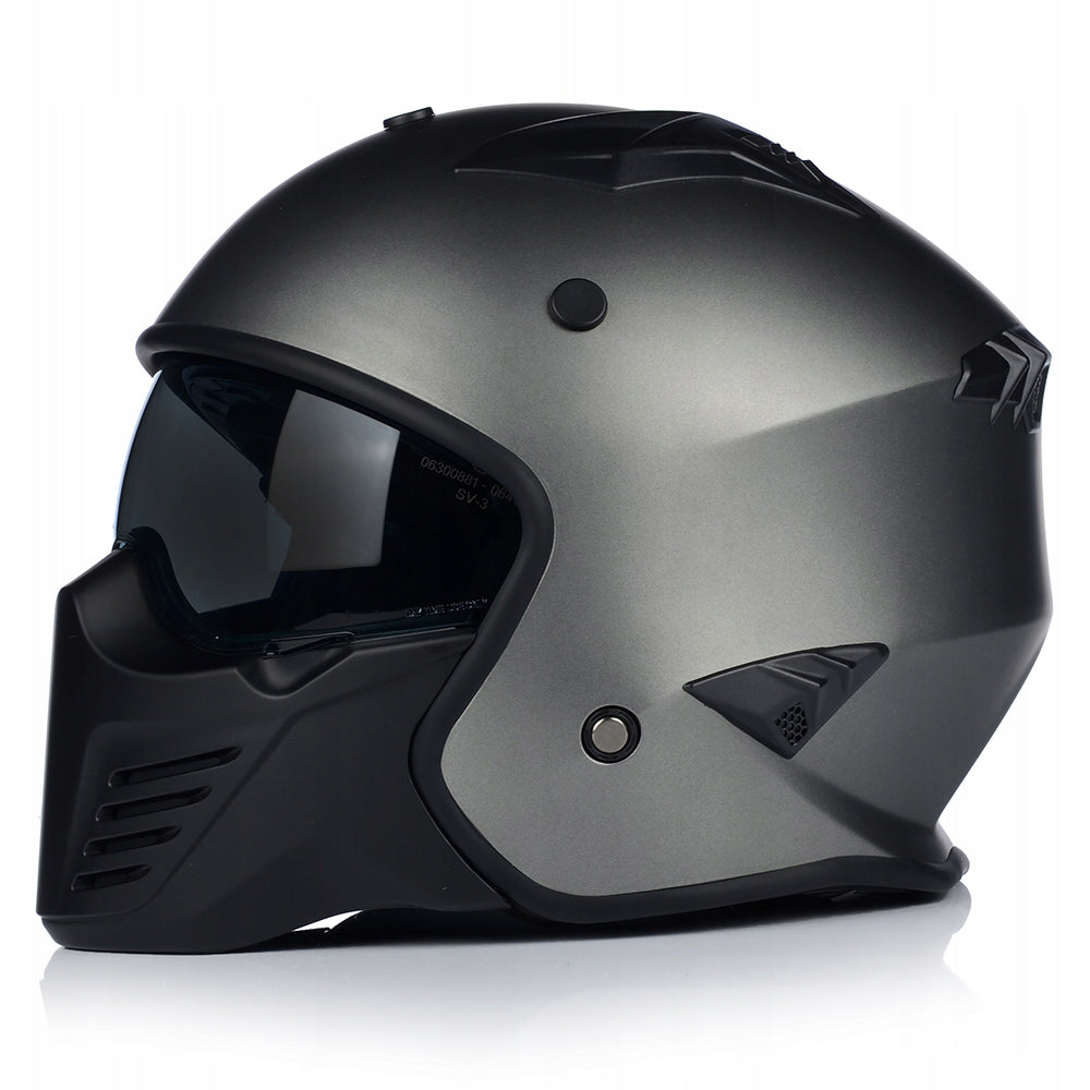 MOTORCYCLE HELMET | VITO BRUZANO TITAN | OPEN + DETACHABLE JAW + BLEND Manufacturer VITO
