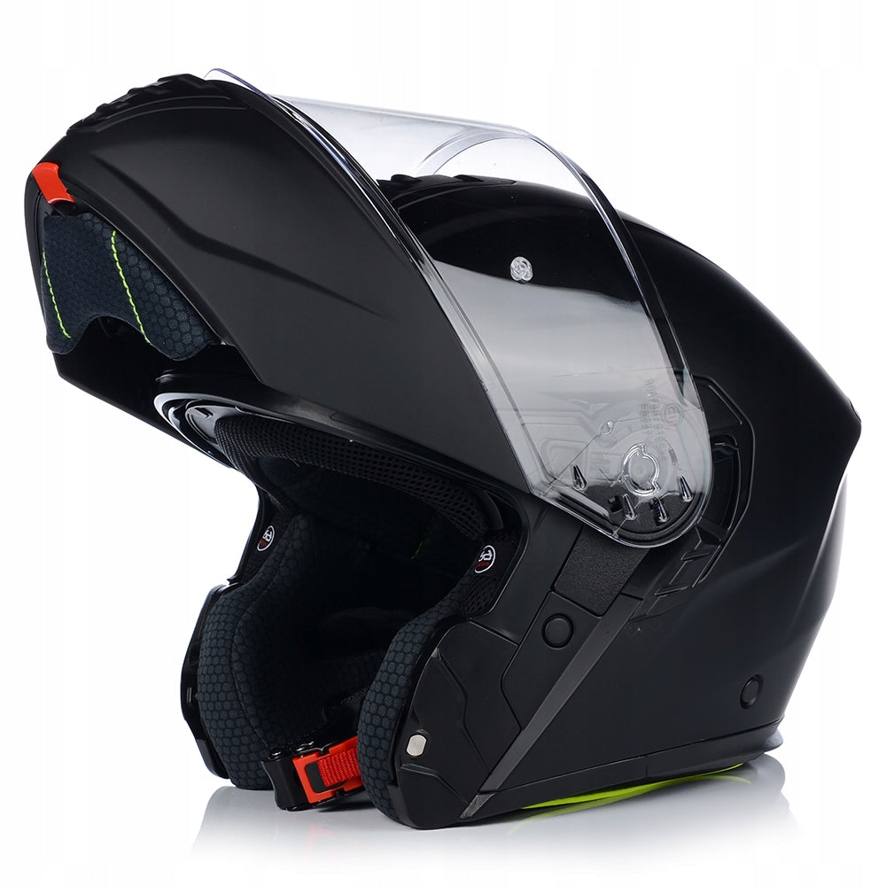 MOTORCYCLE HELMET | VITO FURIO BLACK MAT | JAW PINLOCK SYSTEM + BLEND Manufacturer's catalog number 1233L