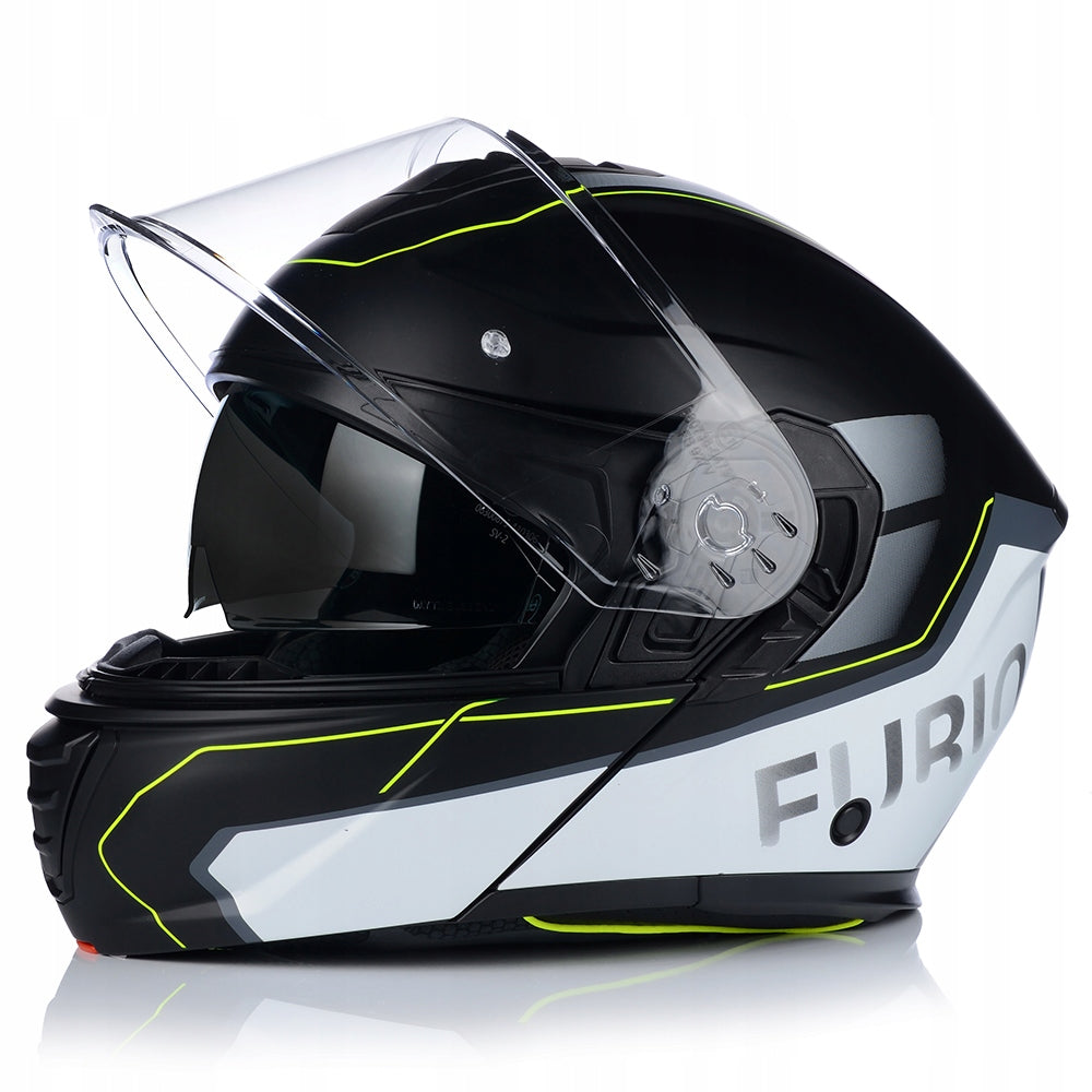 MOTORCYCLE HELMET | VITO FURIO FLUO MAT | JAW PINLOCK SYSTEM + BLEND Manufacturer's catalog number 1235XL