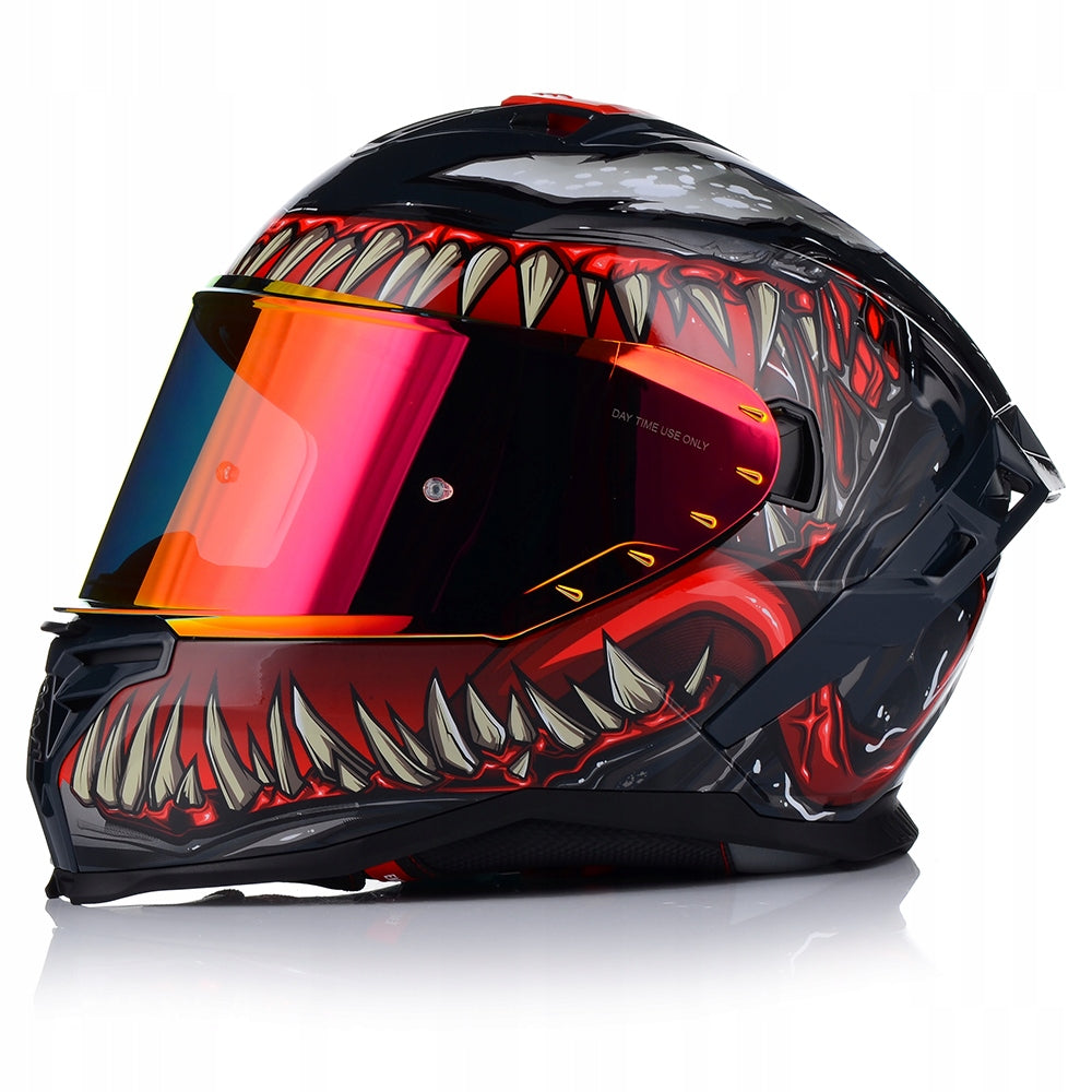 MOTORCYCLE HELMET | VITO PRESTO MONSTER | INTEGRAL + REVO GLASS + BLEND Manufacturer VITO
