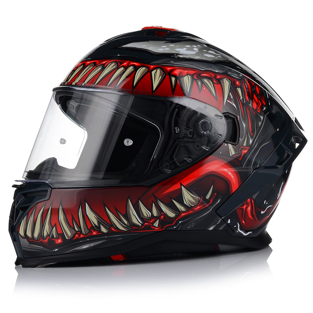 MOTORCYCLE HELMET | VITO PRESTO | MONSTER VENOM SYSTEM PINLOCK + BLEND European type approval ECE R22-06