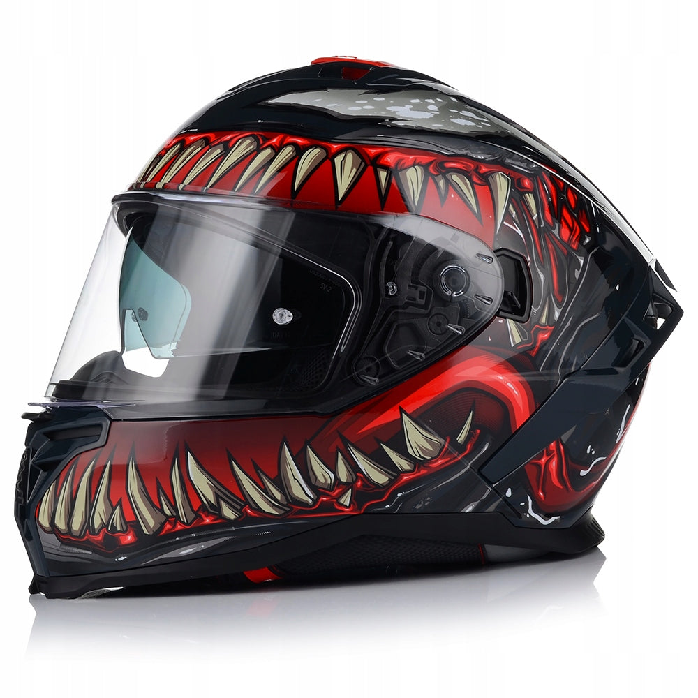 MOTORCYCLE HELMET | VITO PRESTO | MONSTER VENOM SYSTEM PINLOCK + BLEND Packaging status original