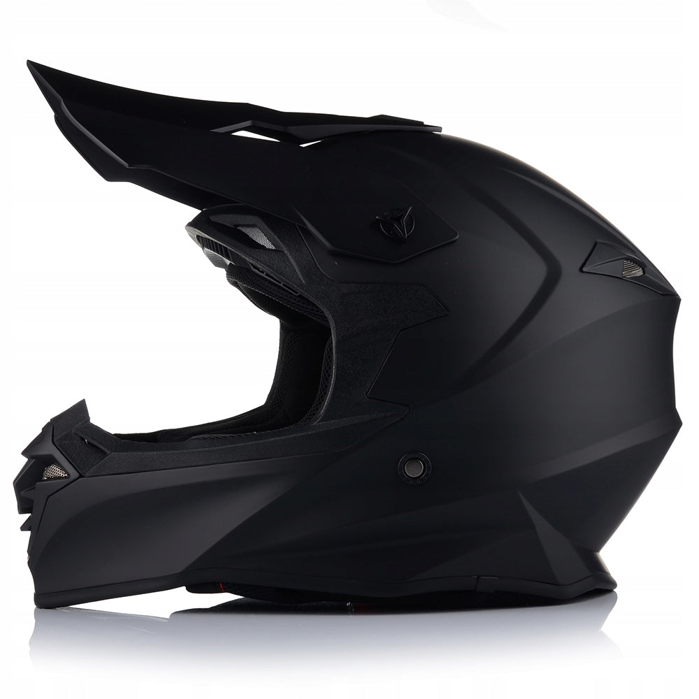 MOTORCYCLE HELMET | VITO TIVOLI MAT | OFF-ROAD ENDURO CROSS QUAD ATV + GOGGLES Packaging status original