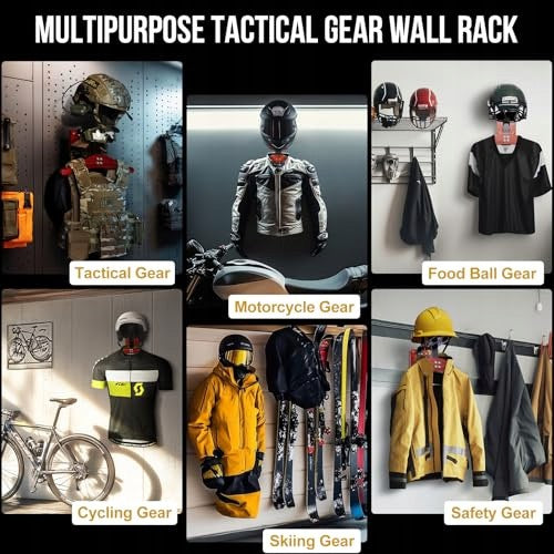 MOTORCYCLE HELMET WALL MOUNT VEST STRAPS ORGANIZER Leather Manufacturer code SWC5908151950265