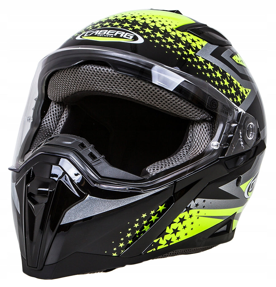 MOTORCYCLE HELMET WITH BLEND CABERG JACKAL SNIPER size L