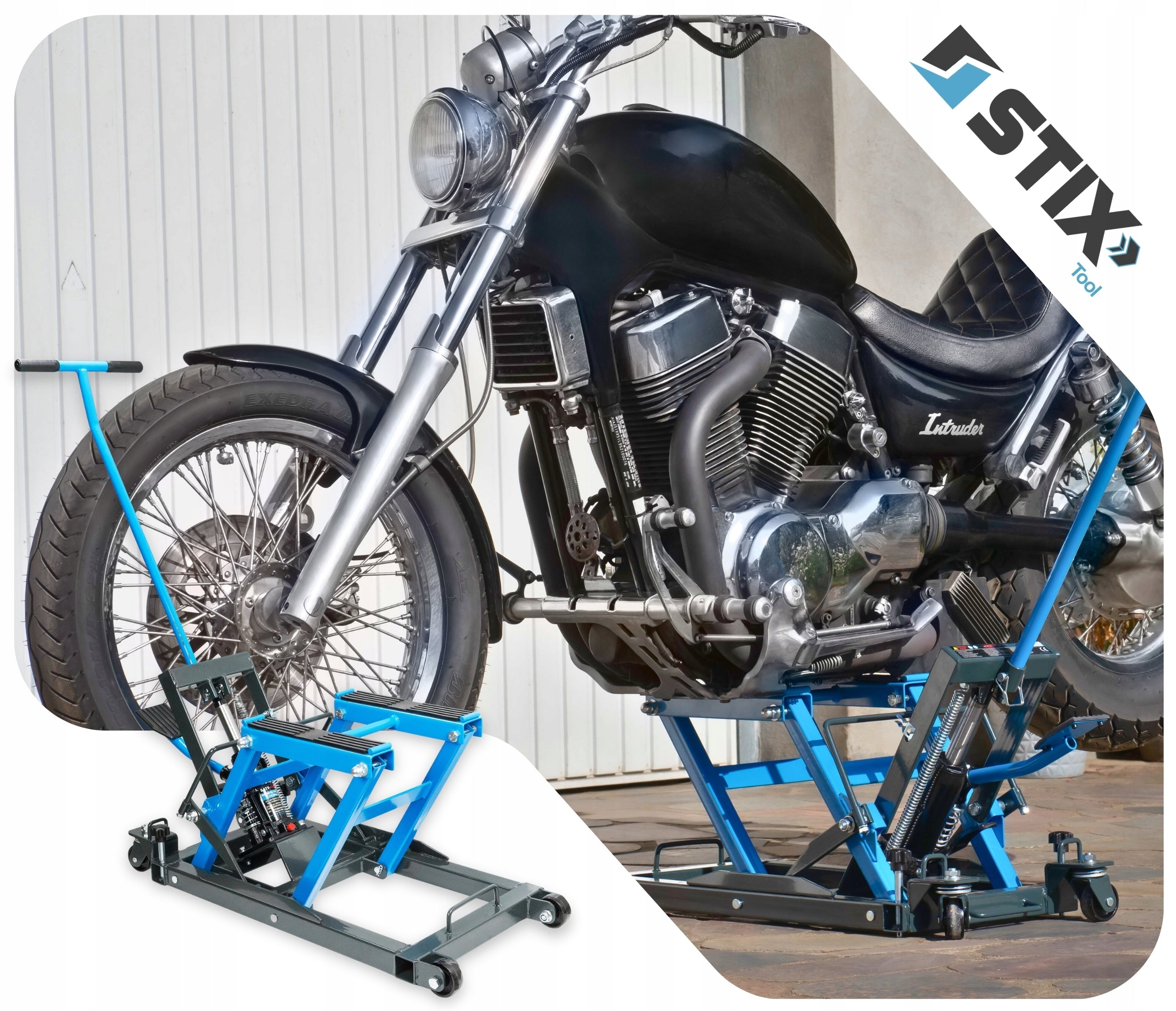 MOTORCYCLE HYDRAULIC LIFT ATV BIKE RACK QUAD 680 KG STIX Manufacturer Stix