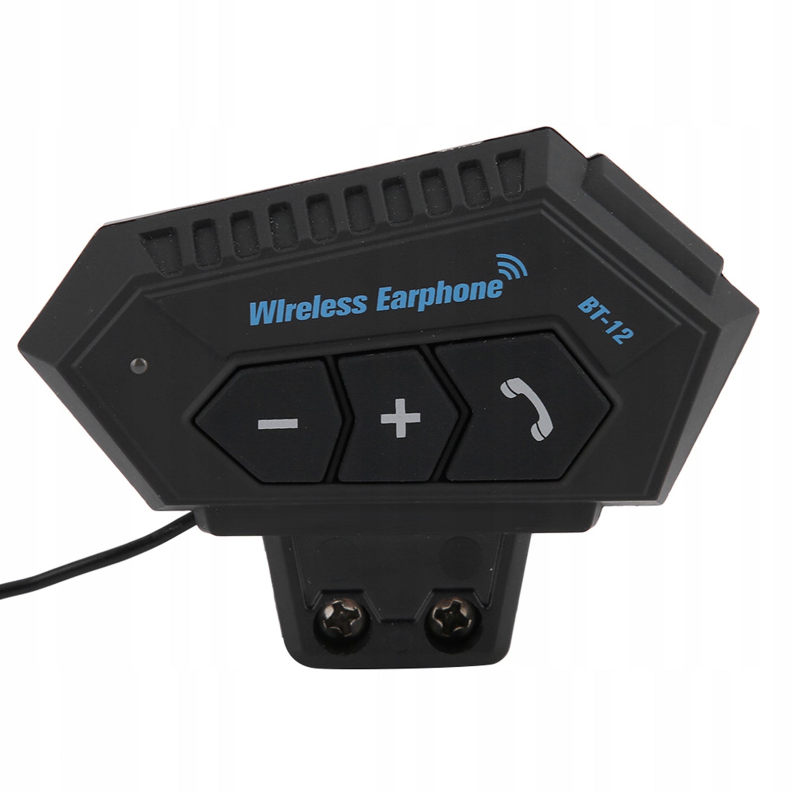 MOTORCYCLE INTERCOM 10-15M, BLUETOOTH BT12 HD HEADPHONE SPEAKERS FOR HELMET Packaging status original