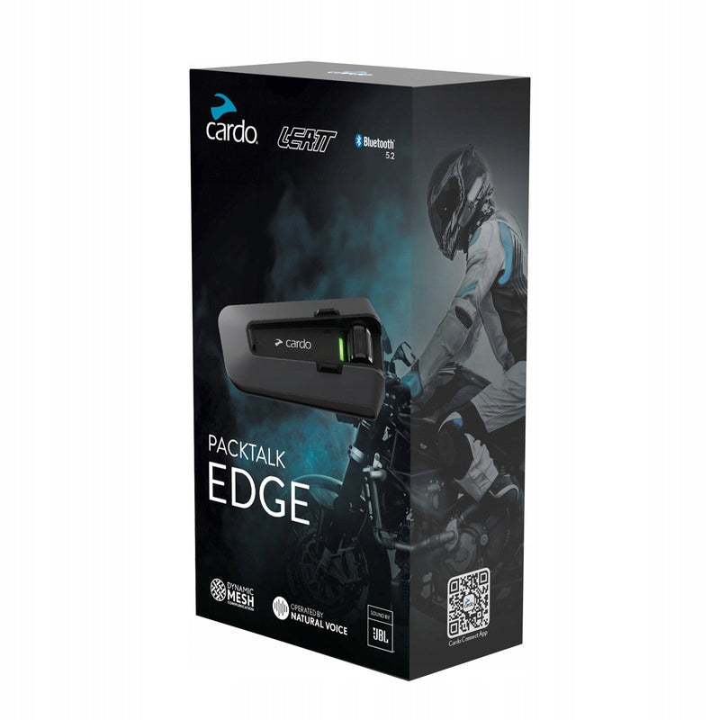 MOTORCYCLE INTERCOM LEATT PACKTALK EDGE BY CARDO KIT OS