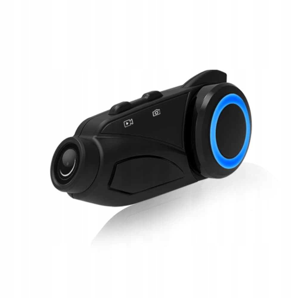 MOTORCYCLE INTERCOM WITH VIDEO DVR 1080p DUPLEX 6 DRIVERS 1000m