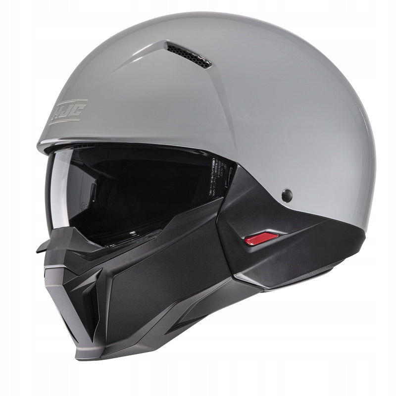 MOTORCYCLE JAW HELMET HJC I20 NARDO GREY BLACK Size M