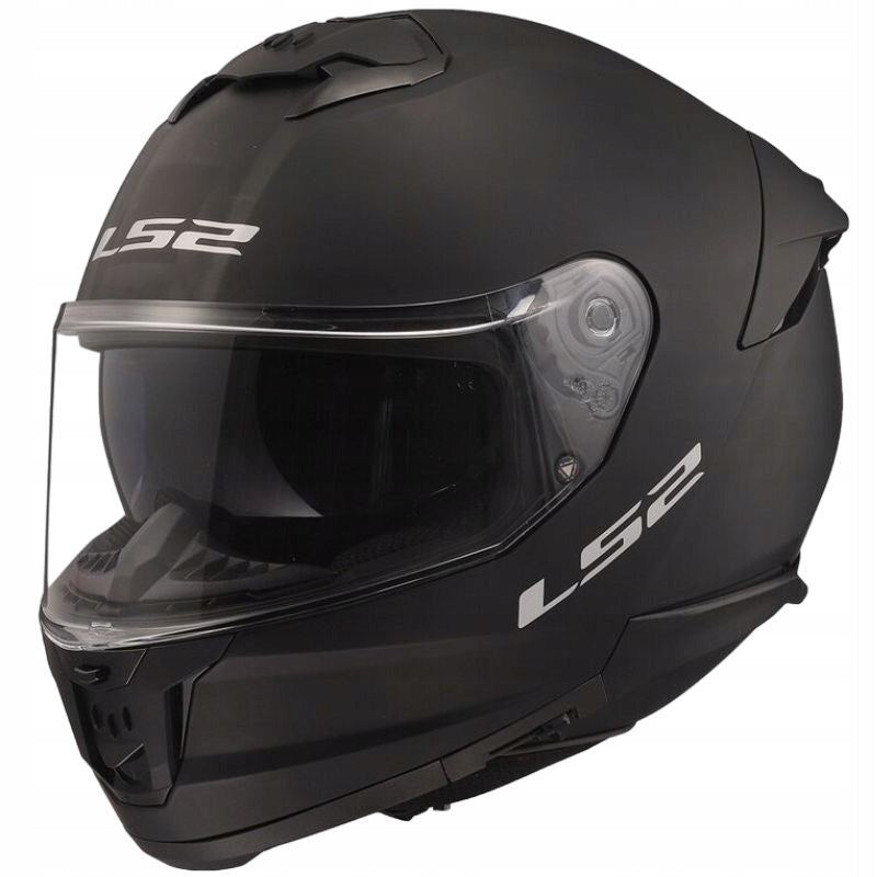 MOTORCYCLE JAW HELMET LS2 FF808 stream II SOLID MATT BLACK-06 2XL