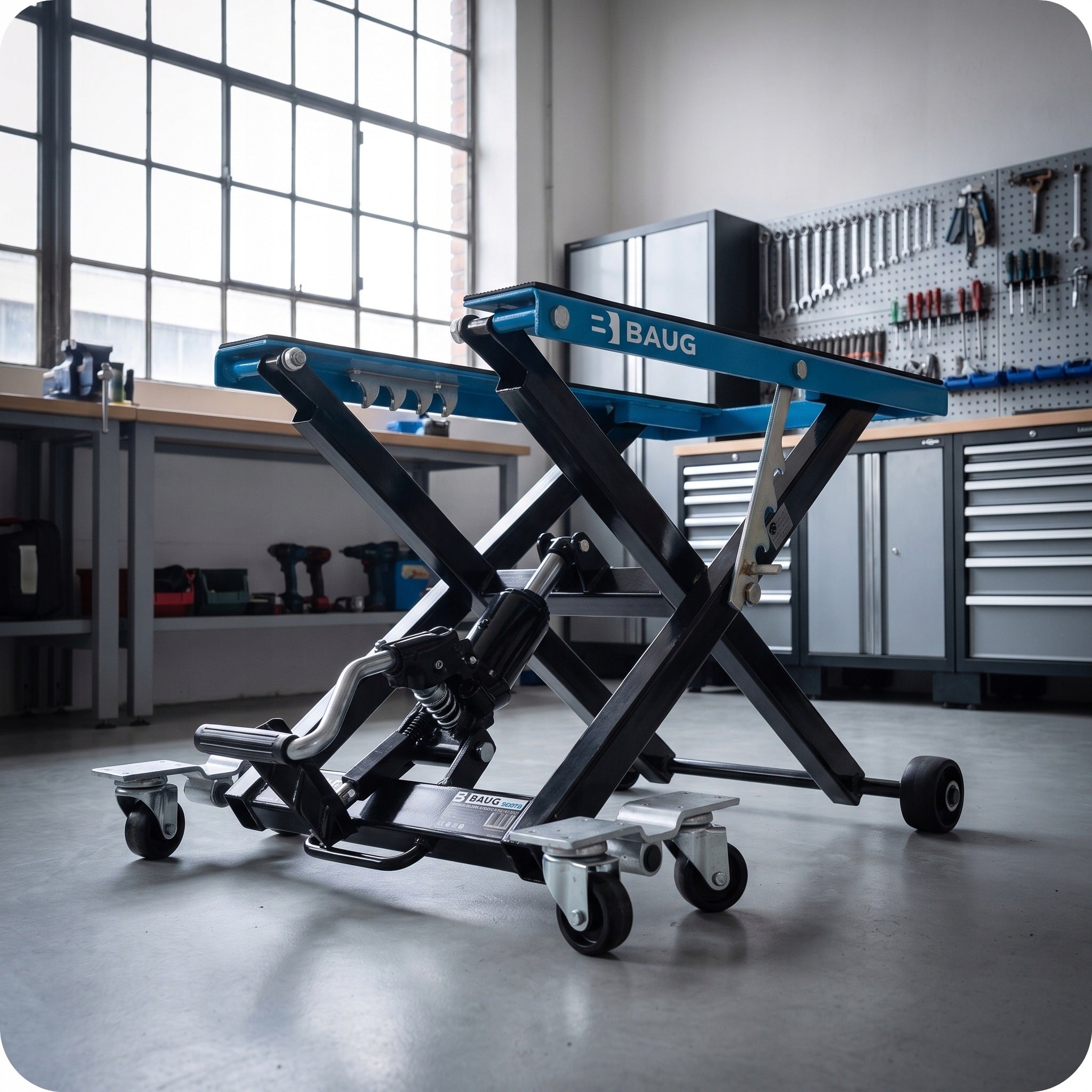 MOTORCYCLE LIFT ATV 500 KG MOTORCYCLE STAND MOTORBIKE QUAD HYDRAULIC Manufacturer code B3250