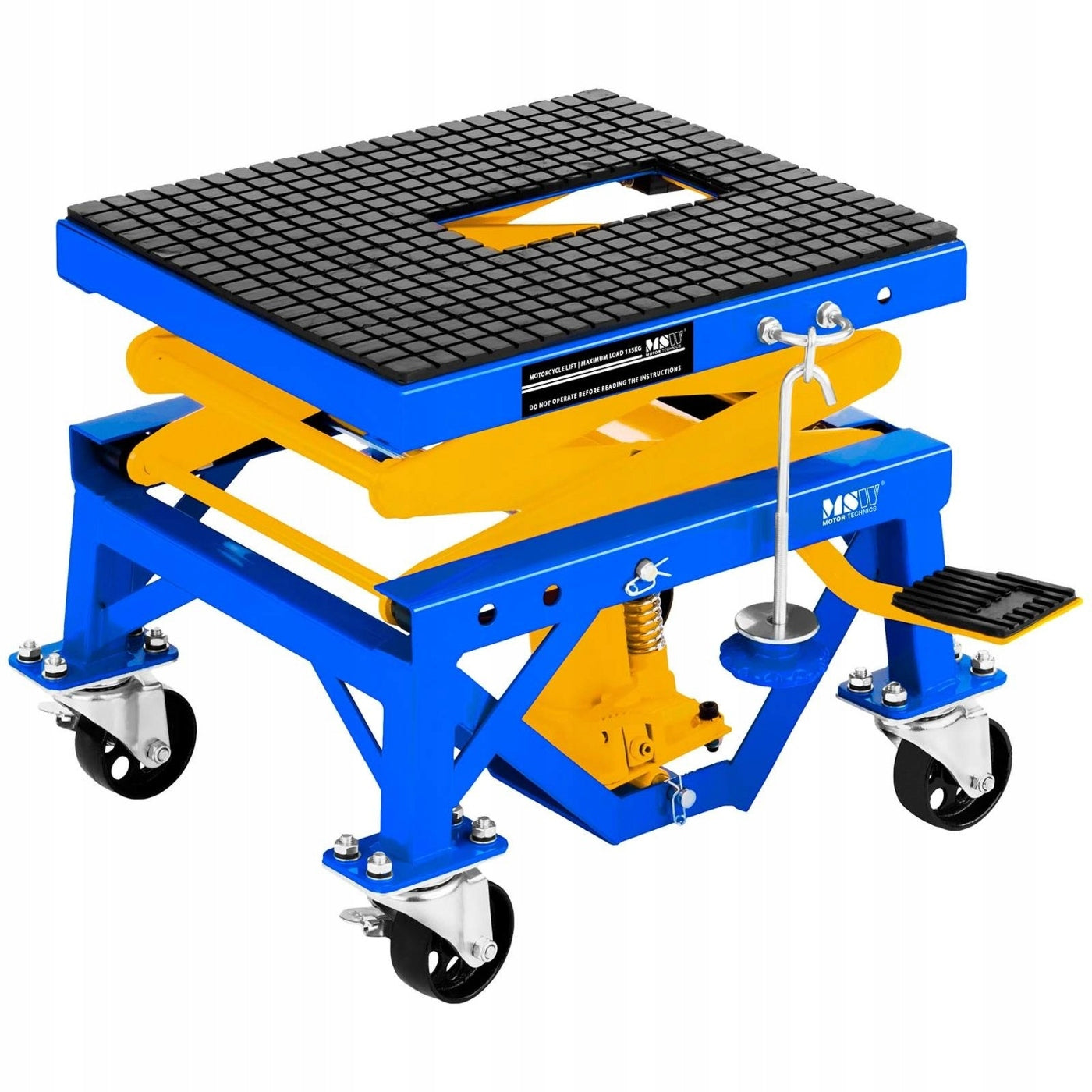MOTORCYCLE LIFT ON WHEELS BUCKLES Manufacturer MSW