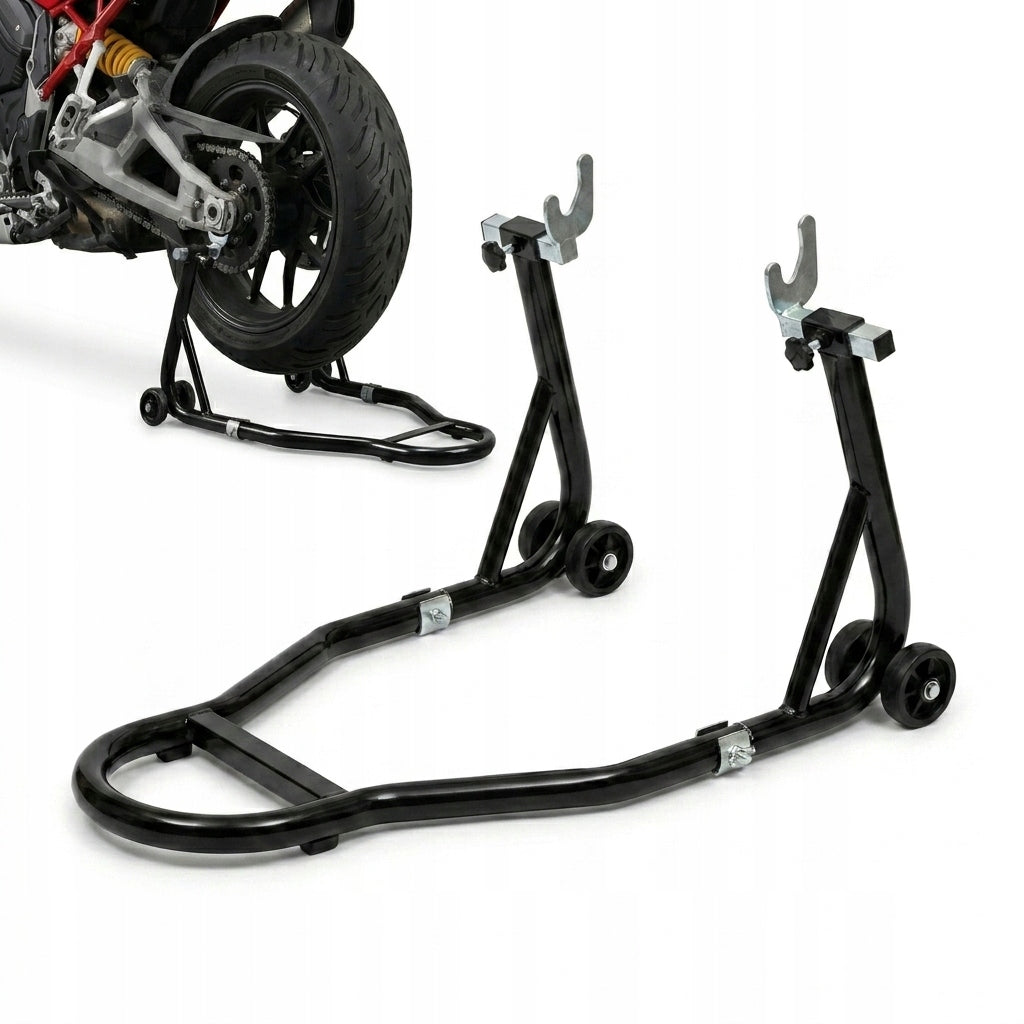 MOTORCYCLE LIFT RACK REAR WHEEL REAR FOR MOTORBIKE - 2 TYPES OF TIPS
