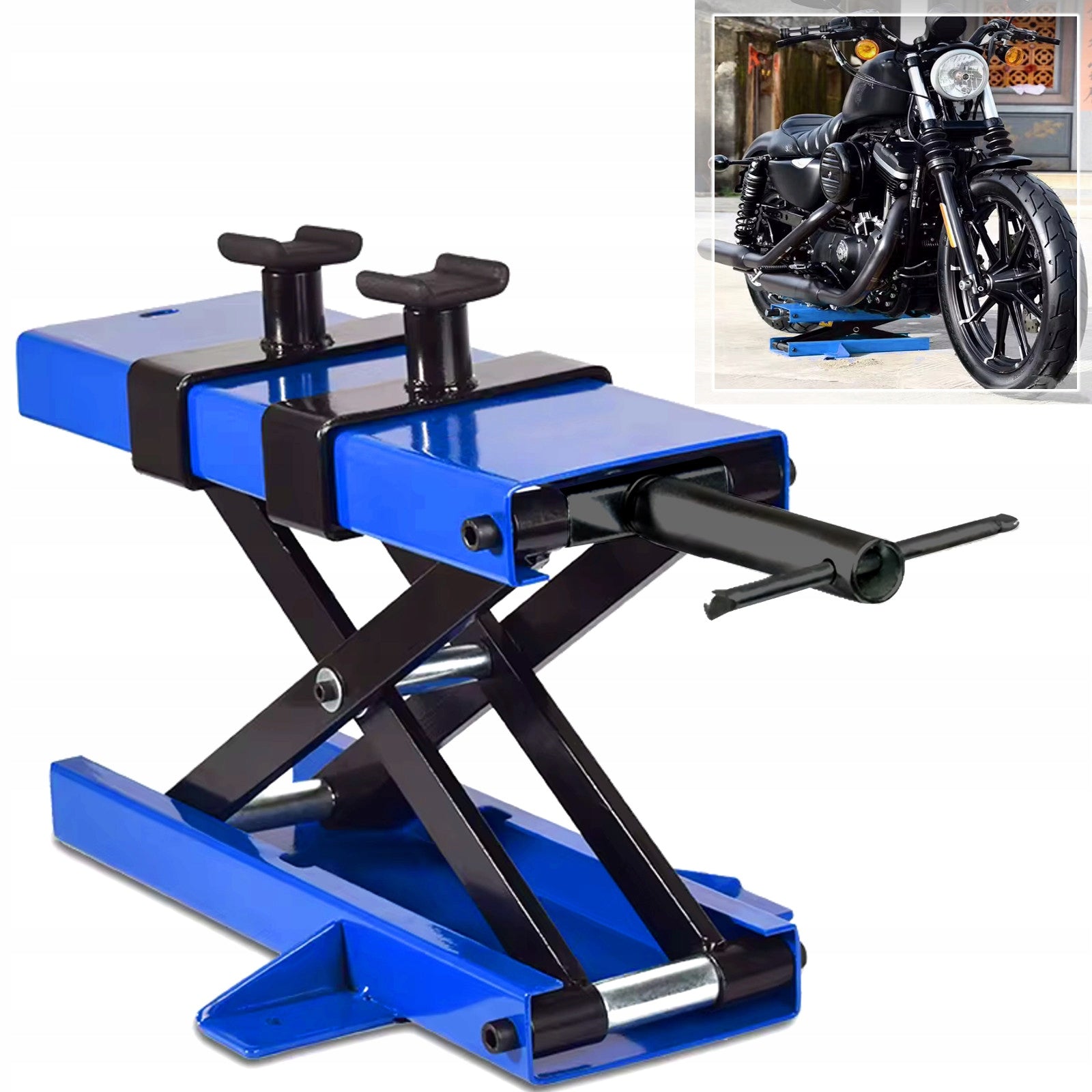 MOTORCYCLE LIFT SCREW MECHANICAL STAND 500 KG 95-400mm