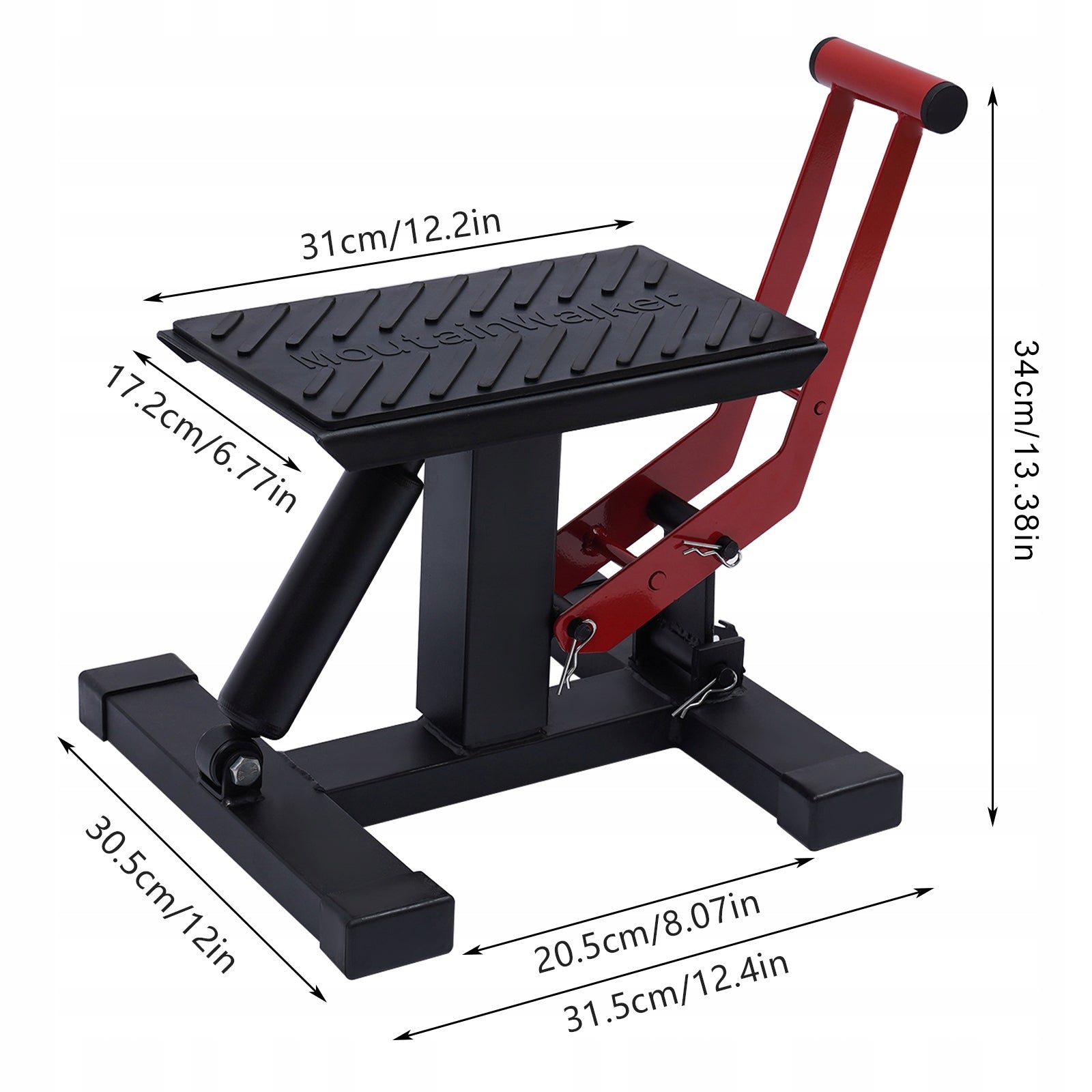 MOTORCYCLE LIFT STAND HYDRAULIC PARKING STOOL MAINTENANCE STOOL Manufacturer no brand