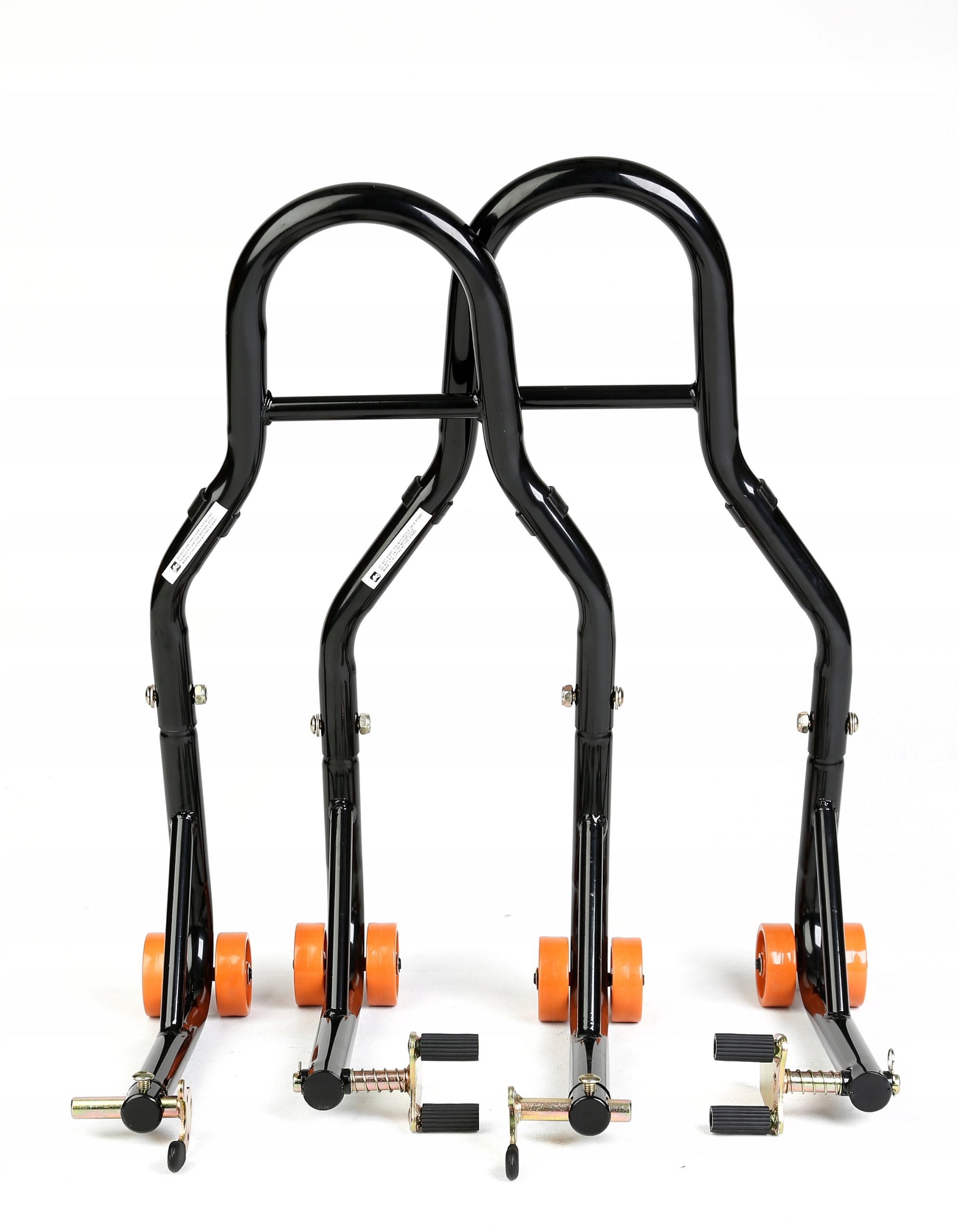MOTORCYCLE LIFT STAND REAR+FRONT COMBO V SOLID STRONG Lifting capacity 540 kg