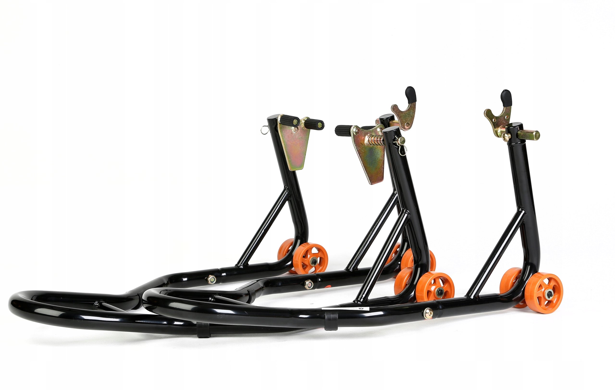 MOTORCYCLE LIFT STAND REAR+FRONT COMBO V